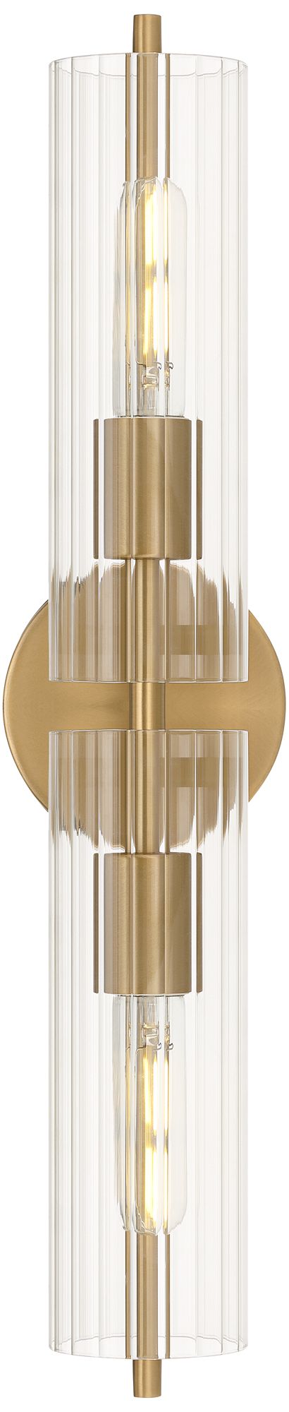 Watch A Video About the Possini Euro Taurus Brushed Champagne 2 Light Bath Light