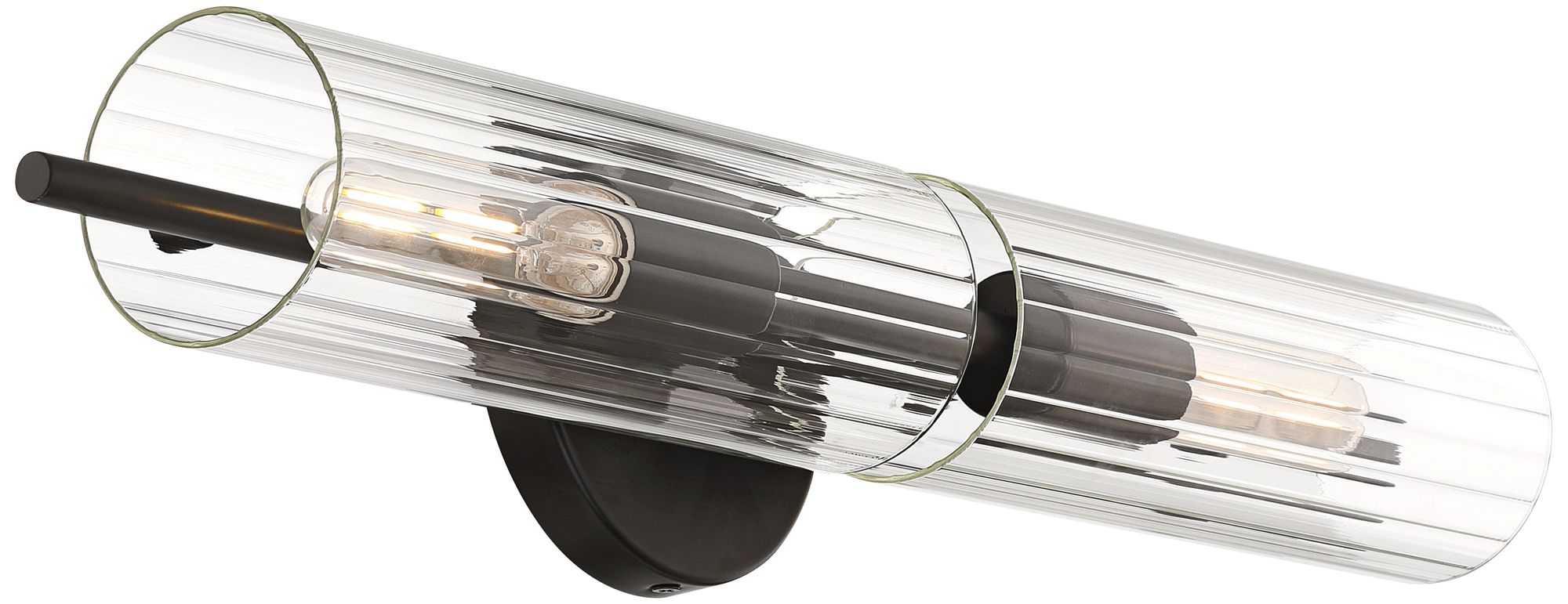 Watch A Video About the Possini Euro Taurus Matte Black 2 Light Bath Light