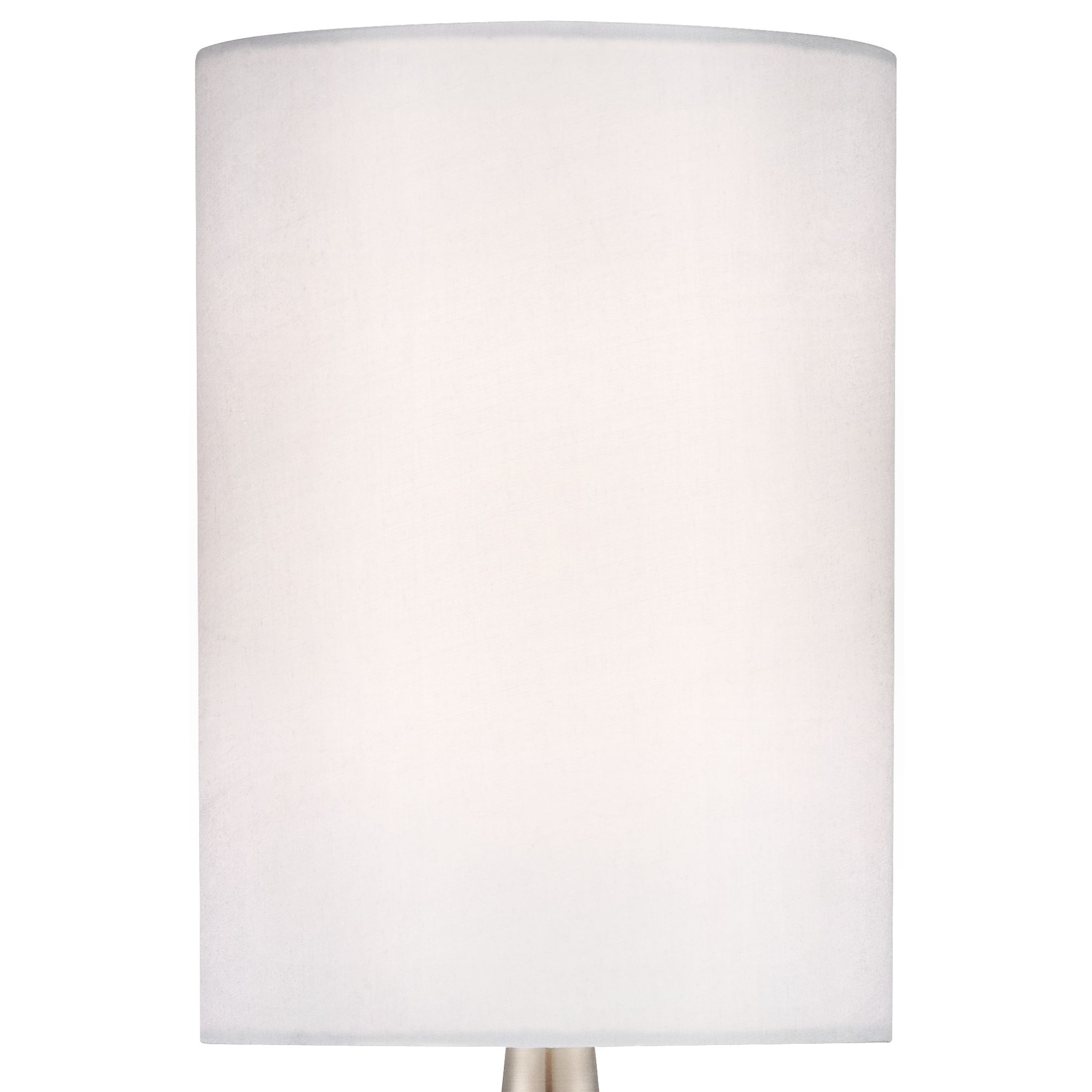 Image 5 Possini Euro Teardrop 21" High Modern Brushed Nickel Table Lamp more views