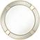 Possini Euro Tevin 33" Round Gold Deco Cut Wall Mirror