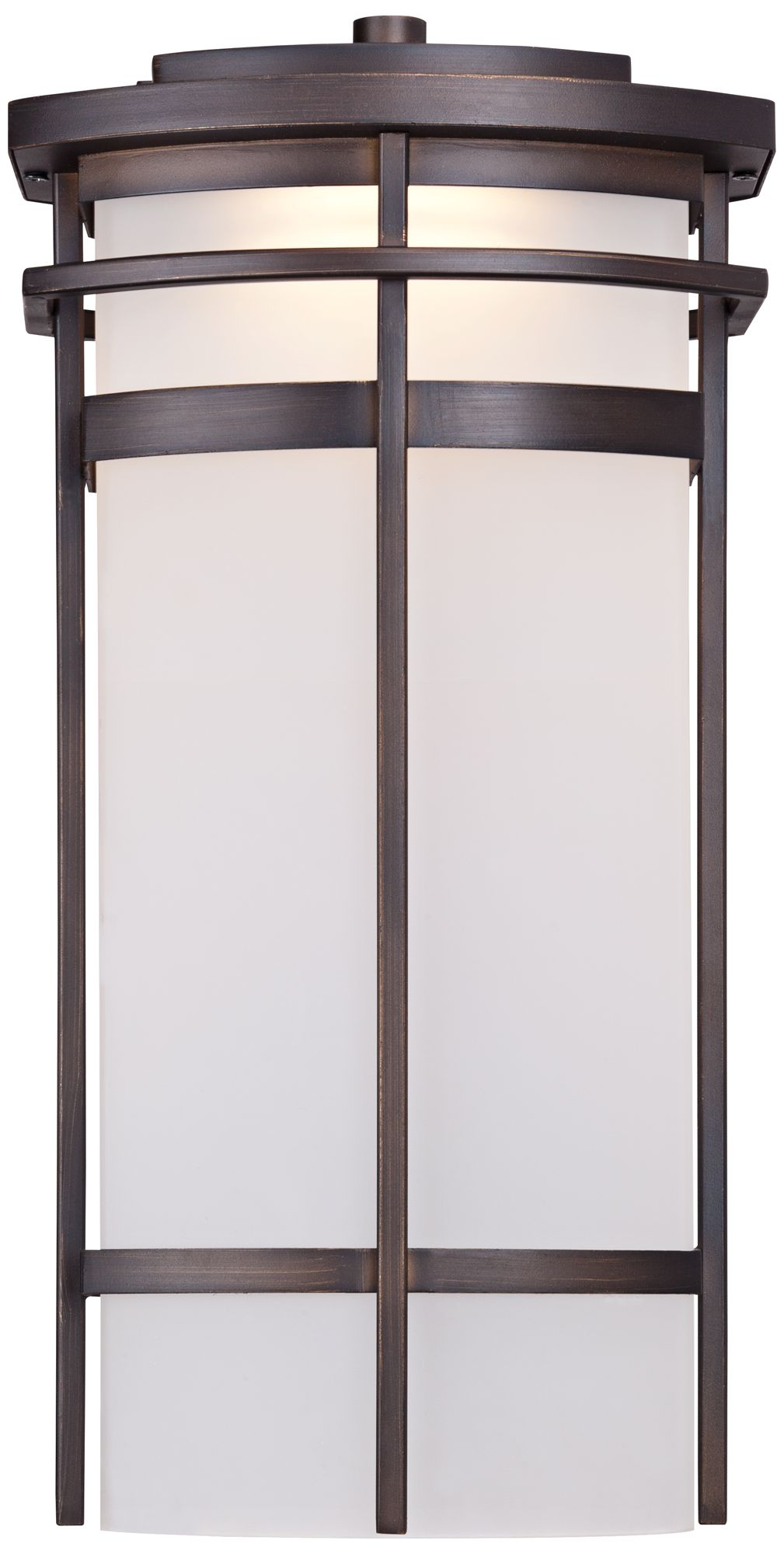 Image 3 Possini Euro Theola 16 1/4" Bronze and Glass Outdoor Wall Light more views