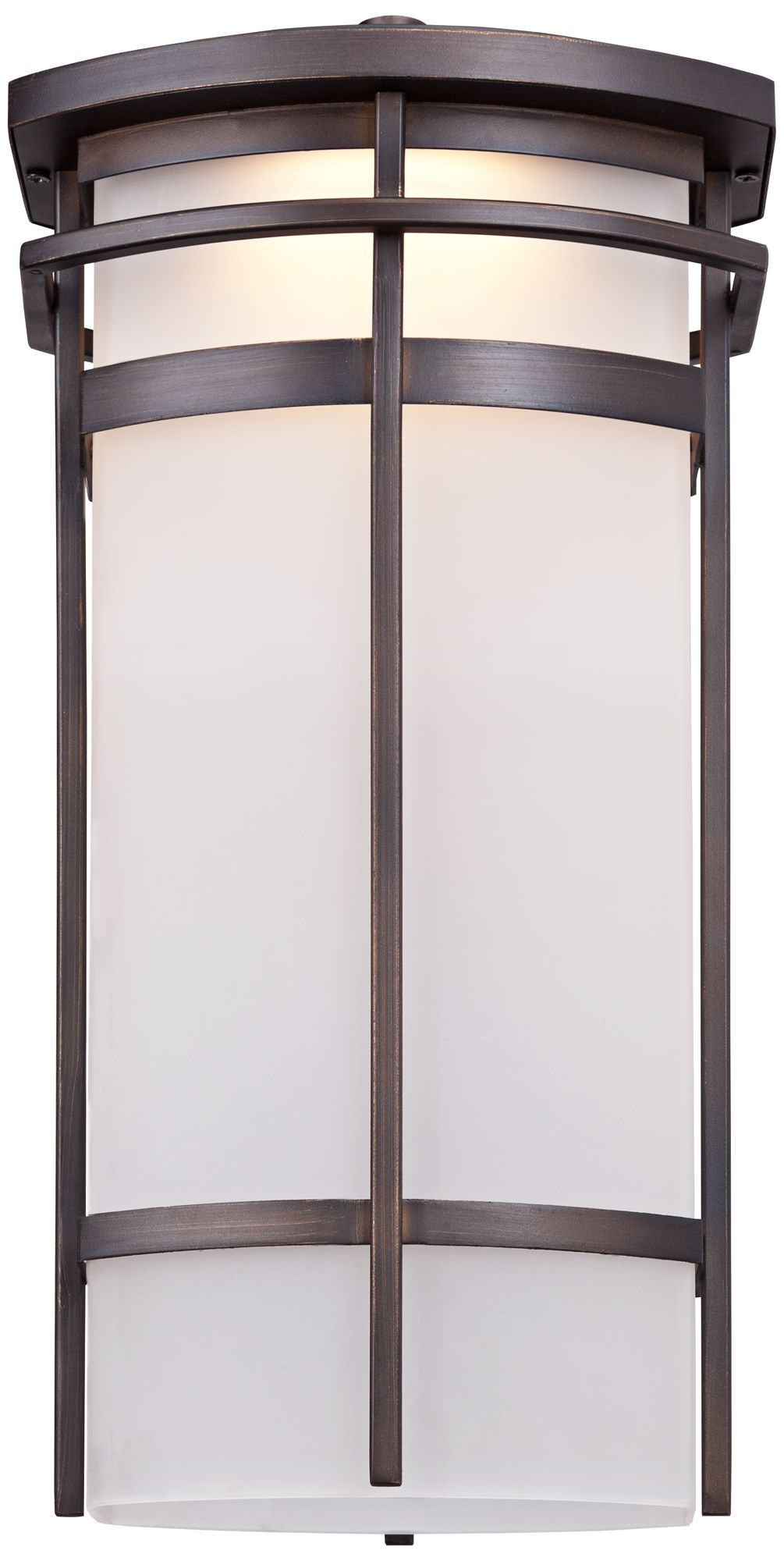 Image 4 Possini Euro Theola 16 1/4" Bronze and Glass Outdoor Wall Light more views
