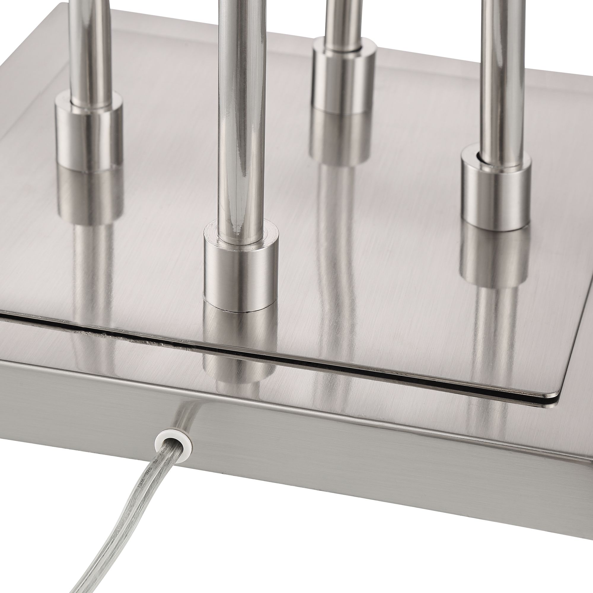 Possini Euro Thetis 72" Brushed Nickel 4-Light Tree Floor Lamp in scene