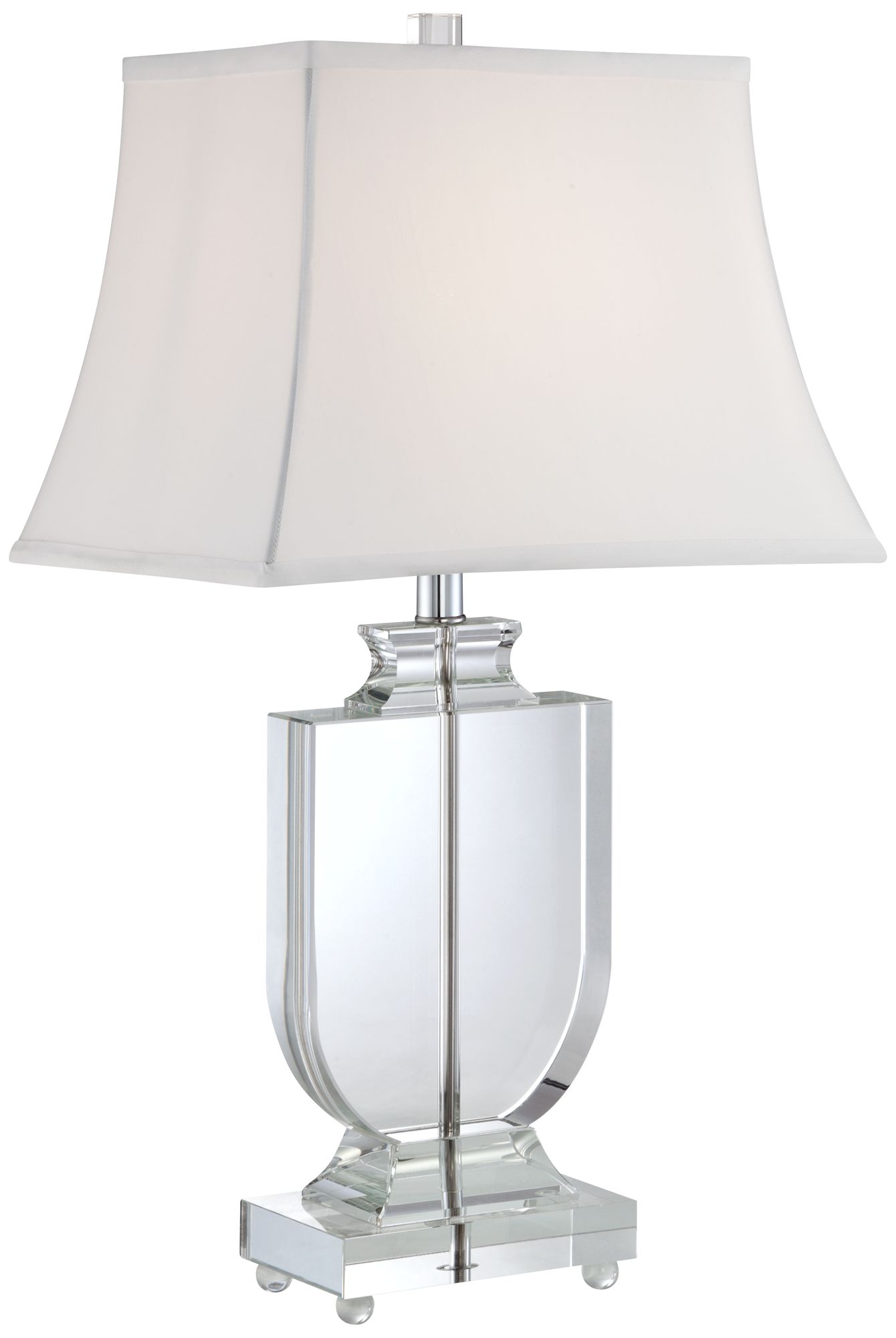 Image 3 Possini Euro Tilde 26 1/4" Clear Crystal Urn Glass Table Lamp