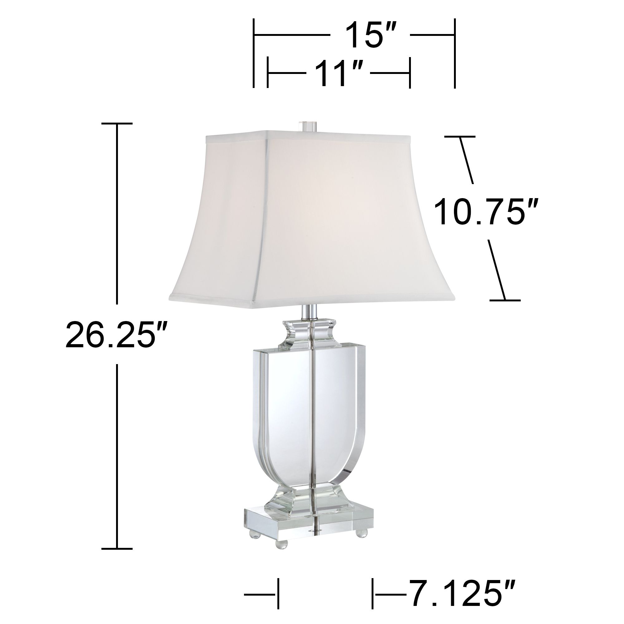 Possini Euro Tilde 26 1/4" Crystal Urn Table Lamps Set of 2 in scene