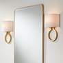 Thumbnail1 of Possini Euro Titus 14 3/4" High Painted Gold Wall Sconce Set of 2
