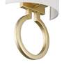 Thumbnail3 of Possini Euro Titus 14 3/4" High Painted Gold Wall Sconce Set of 2 more views