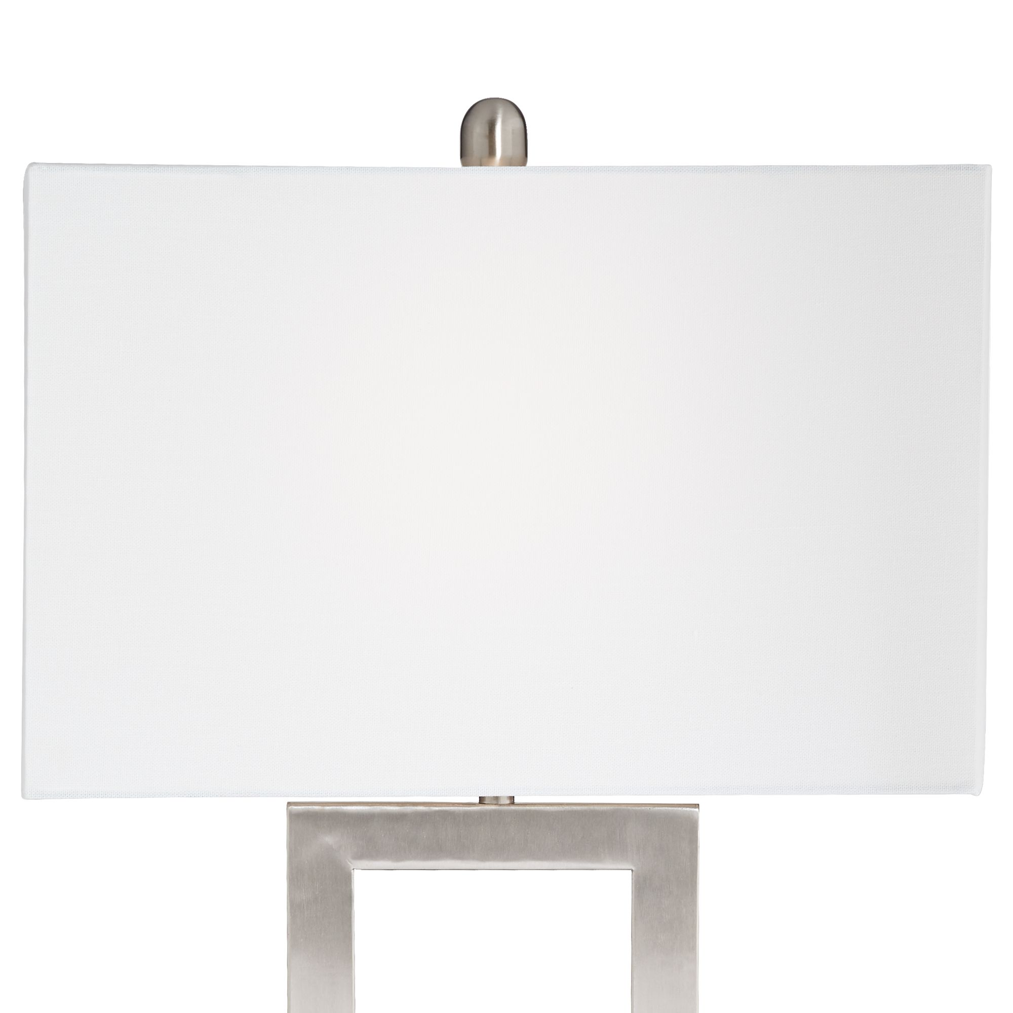 Image 7 Possini Euro Todd Brushed Nickel USB and Outlet Table Lamps Set of 2 more views