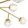 6_Possini Euro Tofay 37 3/4" Brass 12-Light LED Sputnik Chandelier more views