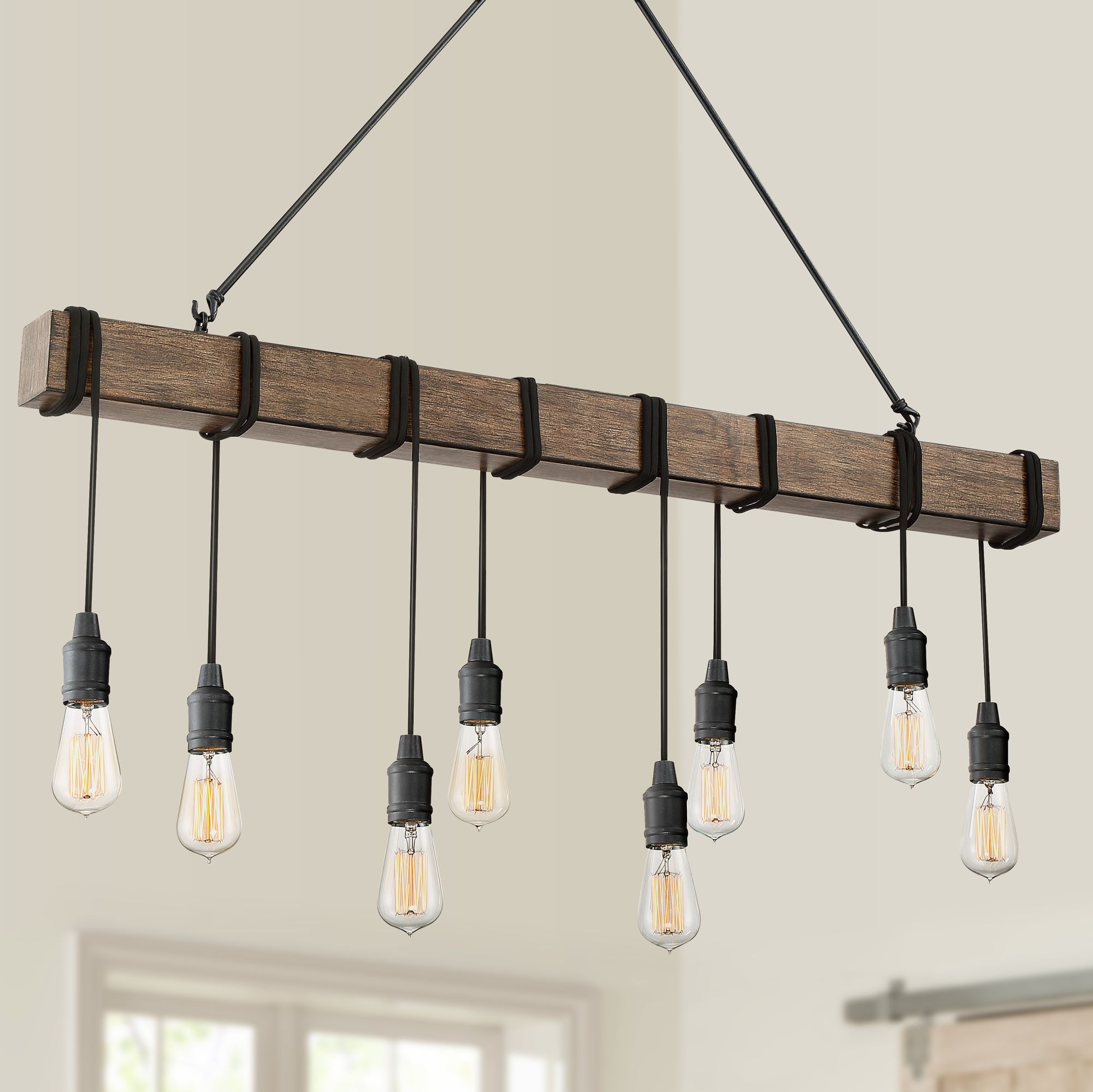 Rustic Lodge Modern Farmhouse Multi Light Pendant Lamps Plus