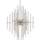 Possini Euro Tovia 20" Wide Brushed Nickel Rod Chandelier