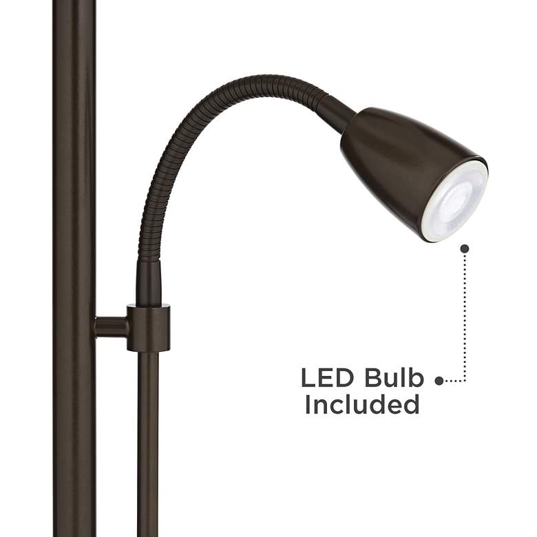 Image 7 Possini Euro Traverse 29" Bronze Gooseneck LED USB Lamps Set of 2 more views