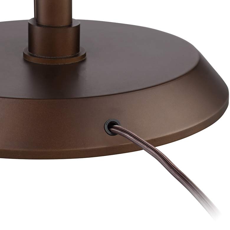 Image 7 Possini Euro Traverse 64" Bronze Gooseneck Reading Arm Floor Lamp more views