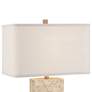 3_Possini Euro Travertine 31 1/2" High Faux Marble Modern Table Lamp more views