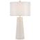 Possini Euro Travertine 31 1/2" High Faux Marble Modern Table Lamp