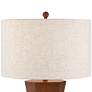3_Possini Euro Tri 30" High Modern Faux Wood Table Lamp more views