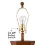 5_Possini Euro Tri 30" High Modern Faux Wood Table Lamp more views