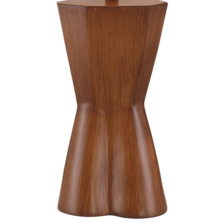 Image 6 Possini Euro Tri 30" High Modern Faux Wood Table Lamp more views