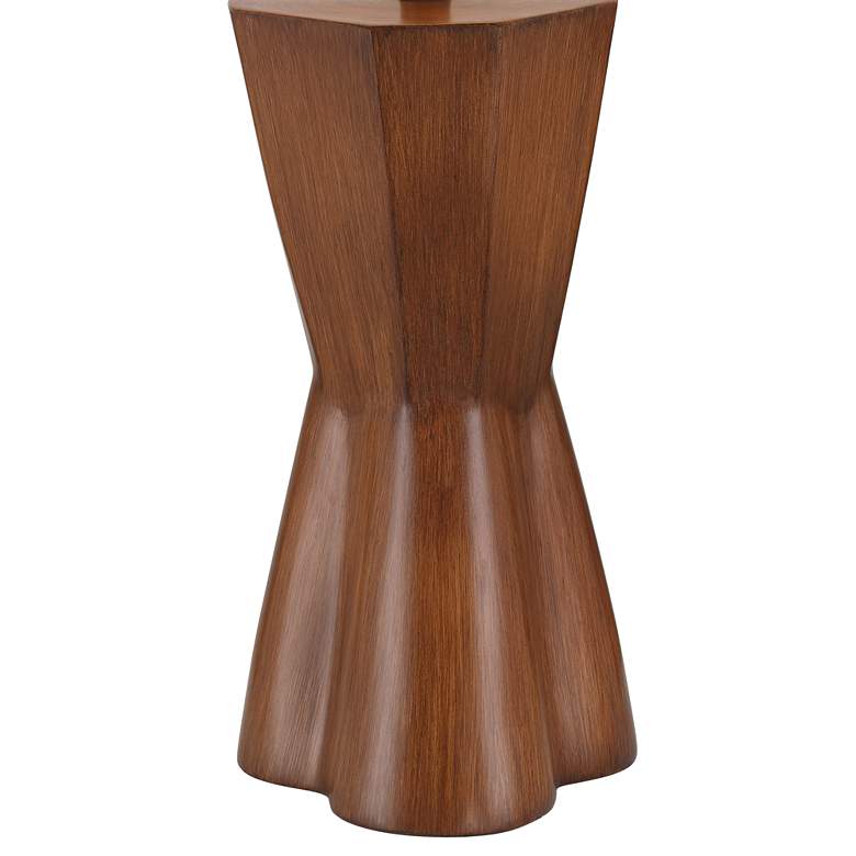 Image 7 Possini Euro Tri 30" High Modern Faux Wood Table Lamp more views
