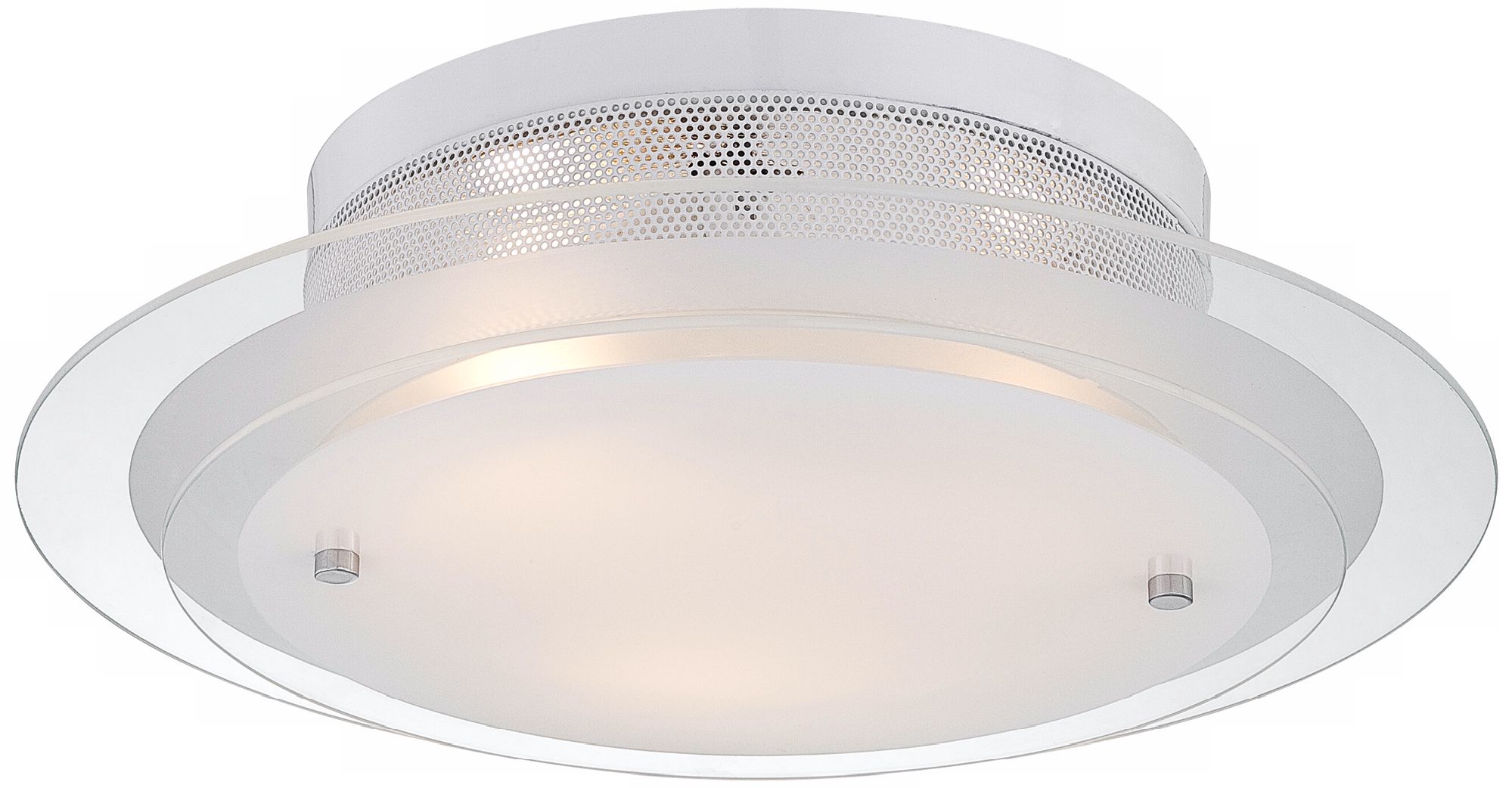 Image 6 Possini Euro Trieste 15 3/4" Wide 2-Tier Glass Ceiling Light more views