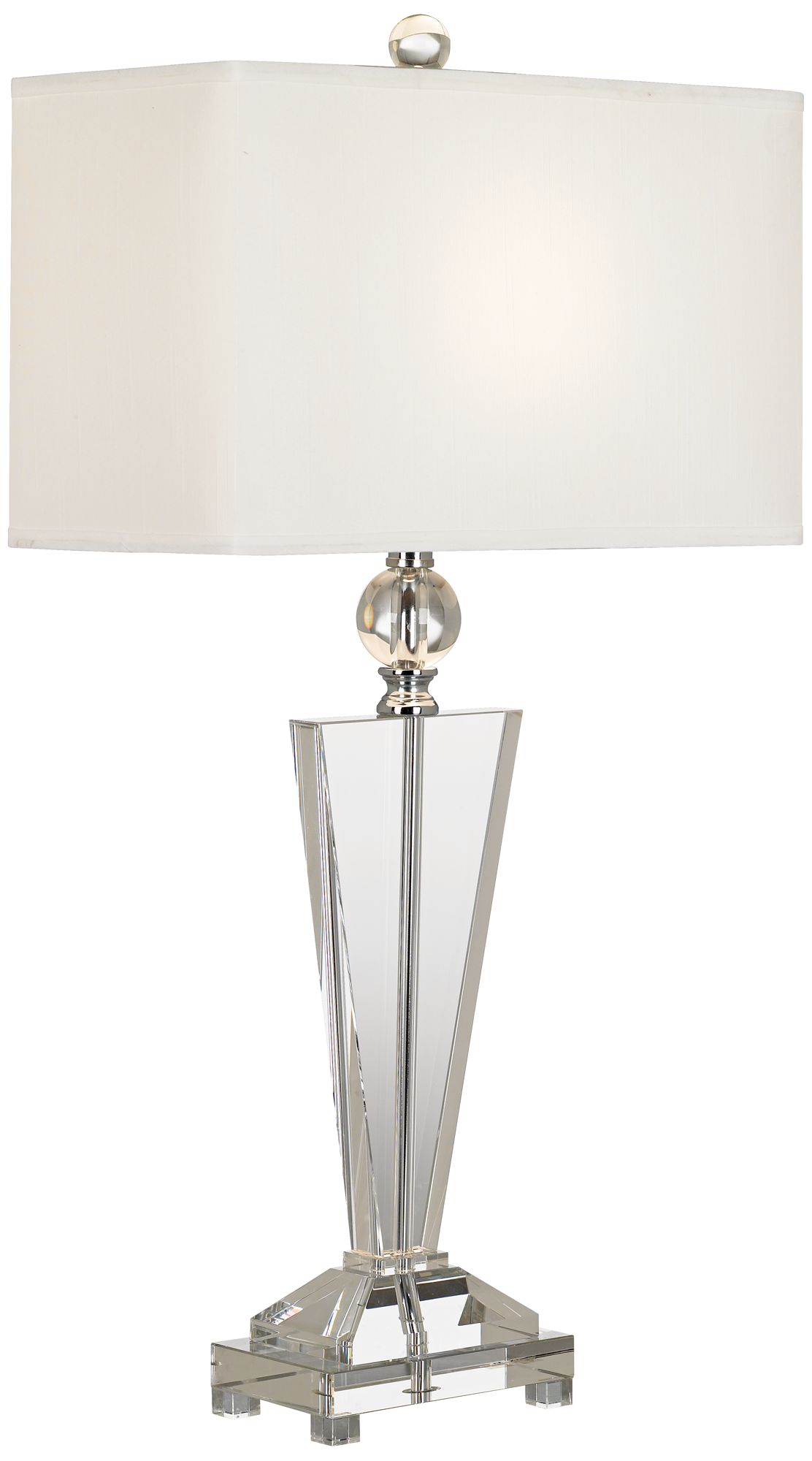Image 7 Possini Euro Trophy 30 1/2" Crystal Glass Table Lamps Set of 2 more views