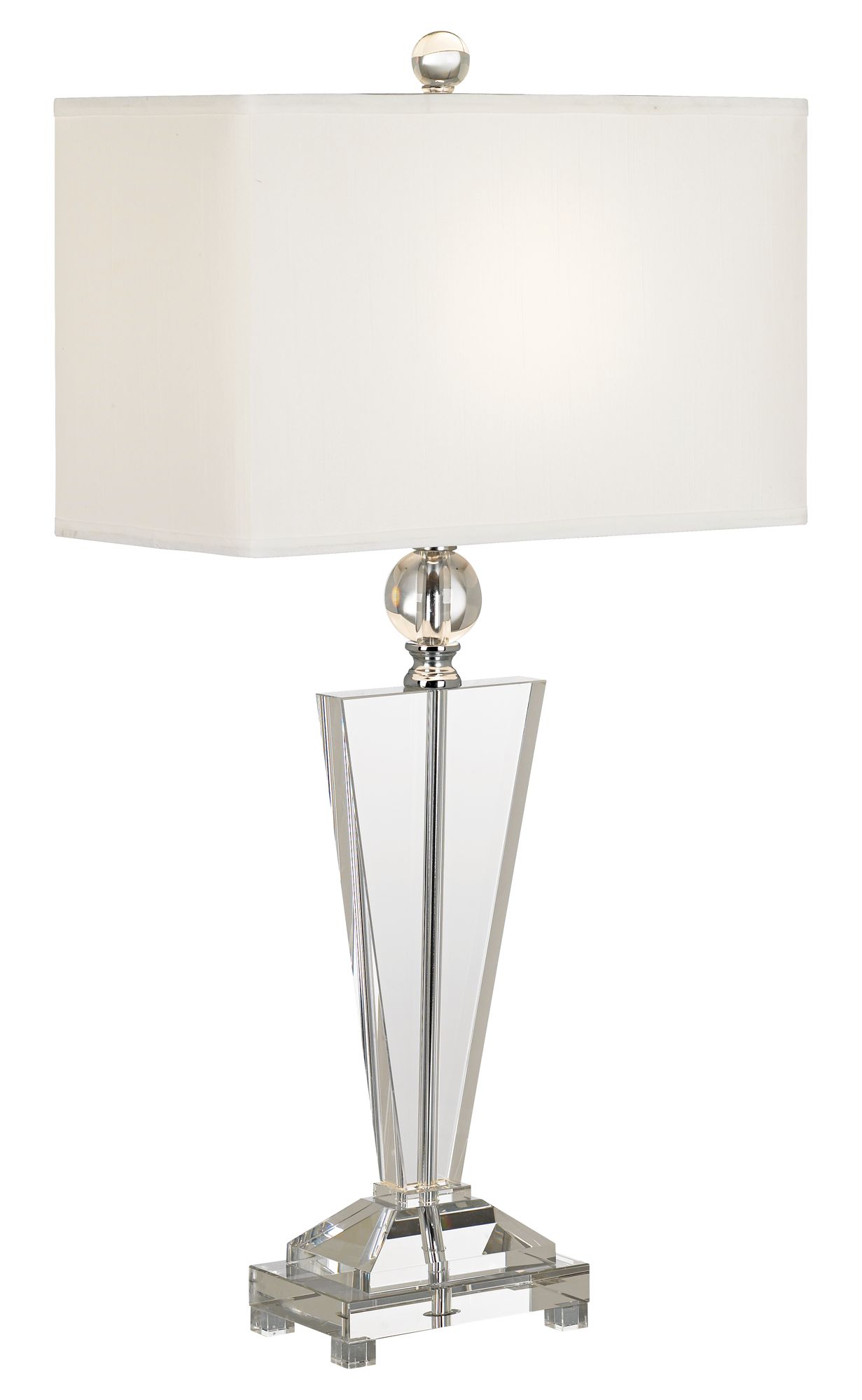 Image 3 Possini Euro Trophy 30 1/2" High Clear Crystal Table Lamp