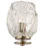 Possini Euro Tulip Glass 22 1/2" Wide Brass 3-Light Bath Light