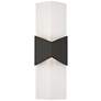 5_Possini Euro Tux 18" High Black and White LED Wall Sconce Set of 2 more views