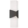 2_Possini Euro Tux 18" High Black and White LED Wall Sconce