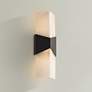 1_Possini Euro Tux 18" High Black and White LED Wall Sconce
