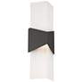 6_Possini Euro Tux 18" High Black and White LED Wall Sconce more views