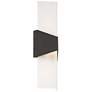 7_Possini Euro Tux 18" High Black and White LED Wall Sconce more views