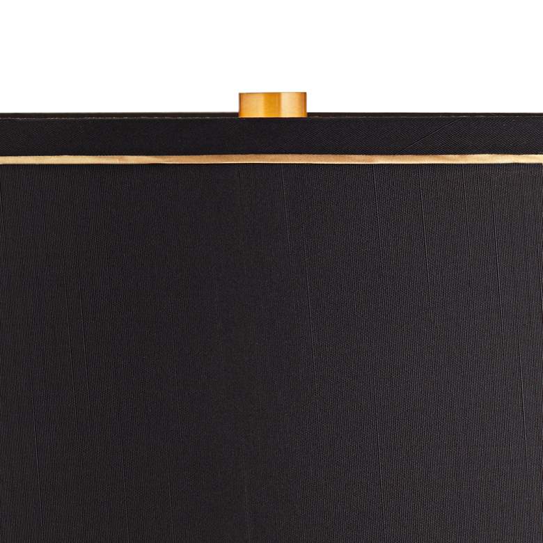Image 4 Possini Euro Twist 31" Marble and Brass Sculpture Lamp with Dimmer more views