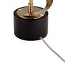 Watch A Video About the Possini Euro Twist Brass and Black Marble Sculpture Table Lamp with Dimmer