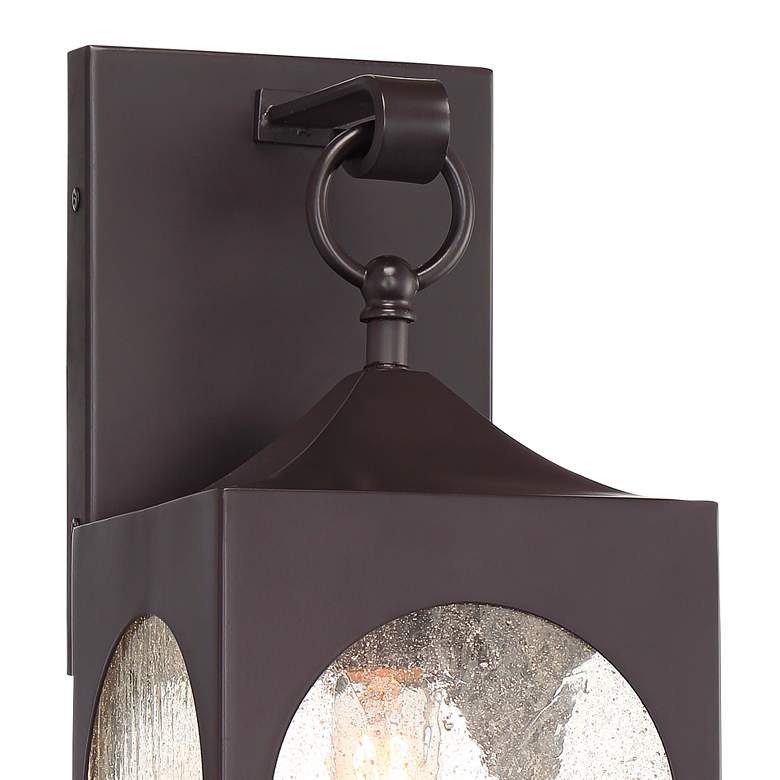 Image 3 Possini Euro Tyne 16 1/2" High Bronze Lantern Wall Sconce more views