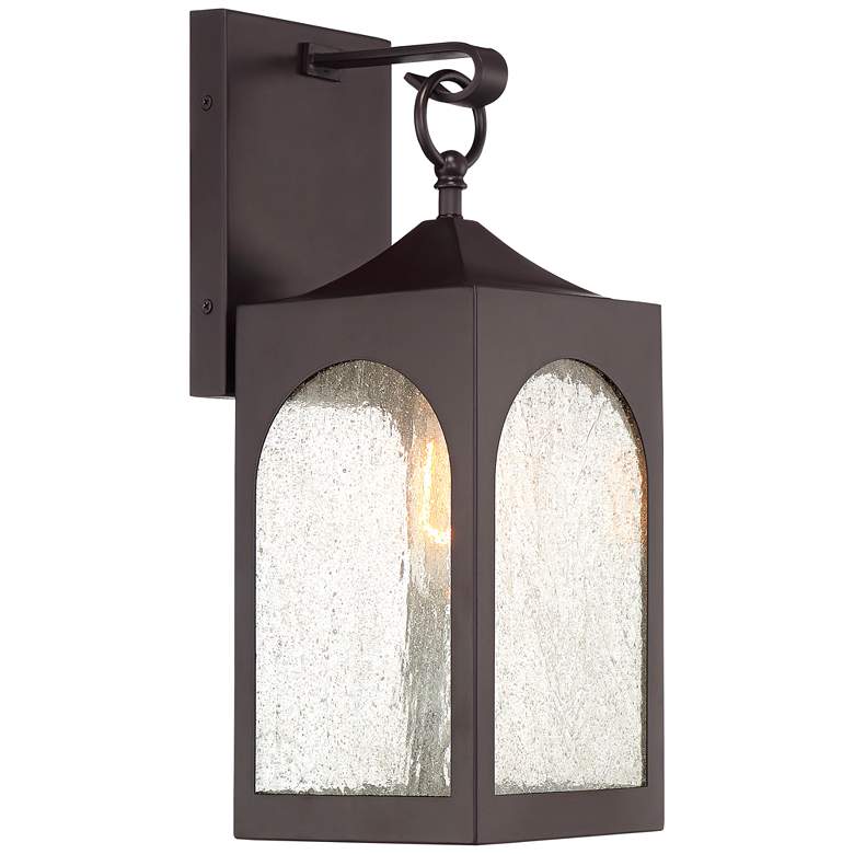 Image 5 Possini Euro Tyne 16 1/2" High Bronze Lantern Wall Sconce more views