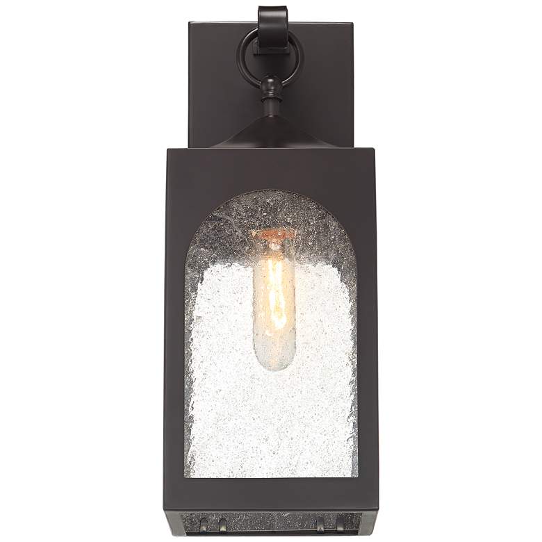 Image 4 Possini Euro Tyne 16 1/2"H Bronze Lantern Outdoor Wall Light Set of 2 more views