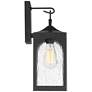 5_Possini Euro Tyne 16" Matte Black Lantern Outdoor Wall Light Set of 2 more views