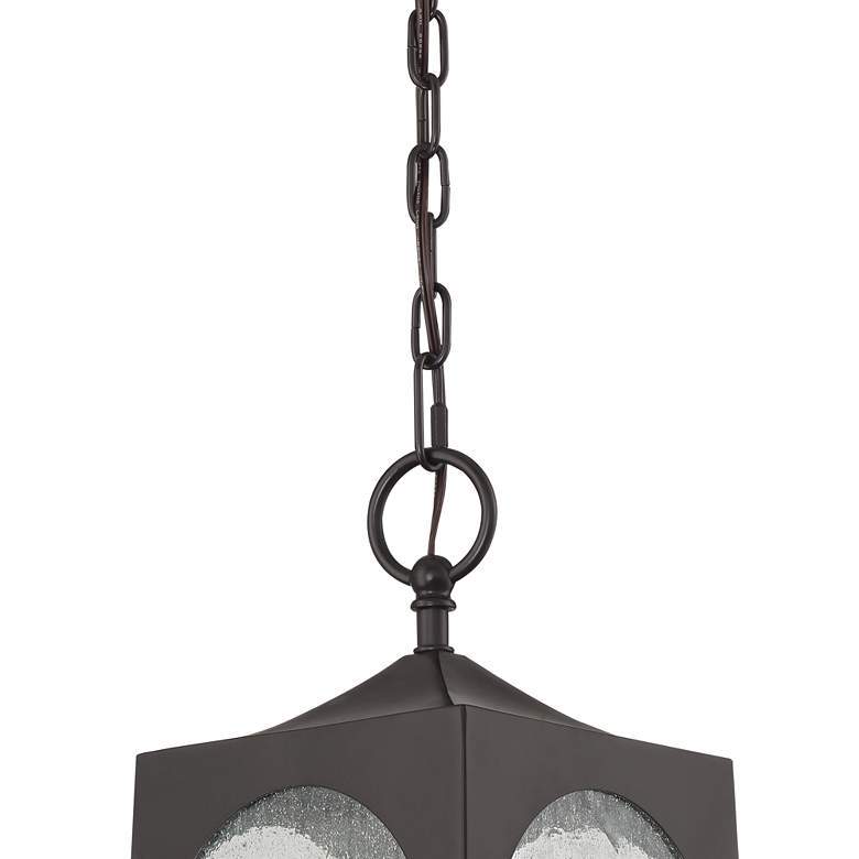 Image 4 Possini Euro Tyne 19" High Bronze Lantern Outdoor Hanging Porch Light more views