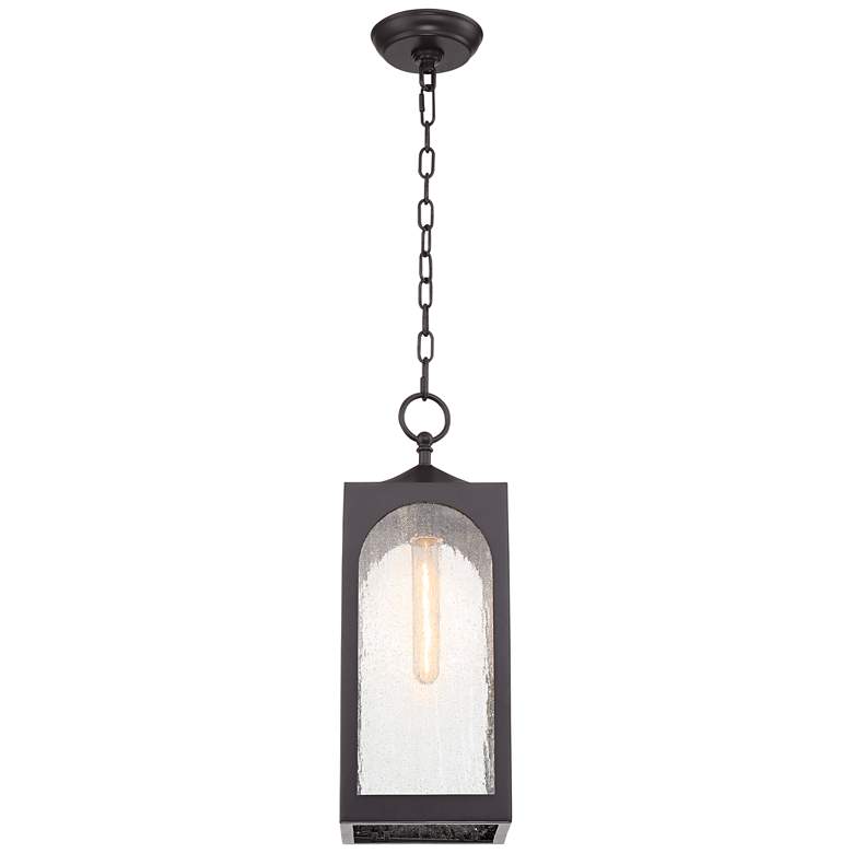 Image 7 Possini Euro Tyne 19" High Bronze Lantern Outdoor Hanging Porch Light more views