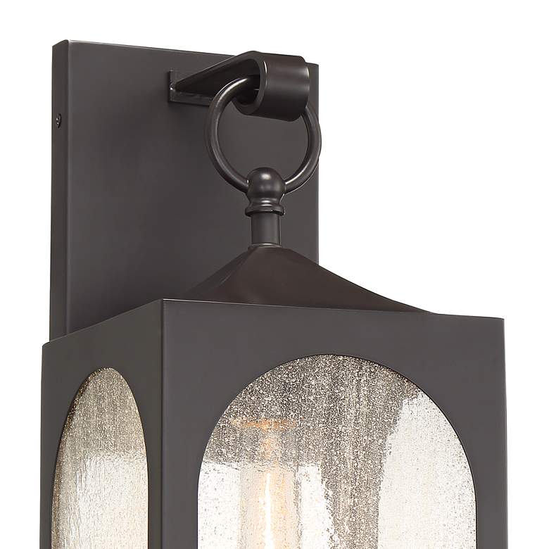 Image 4 Possini Euro Tyne 20 1/2" High Bronze Lantern Outdoor Wall Light more views