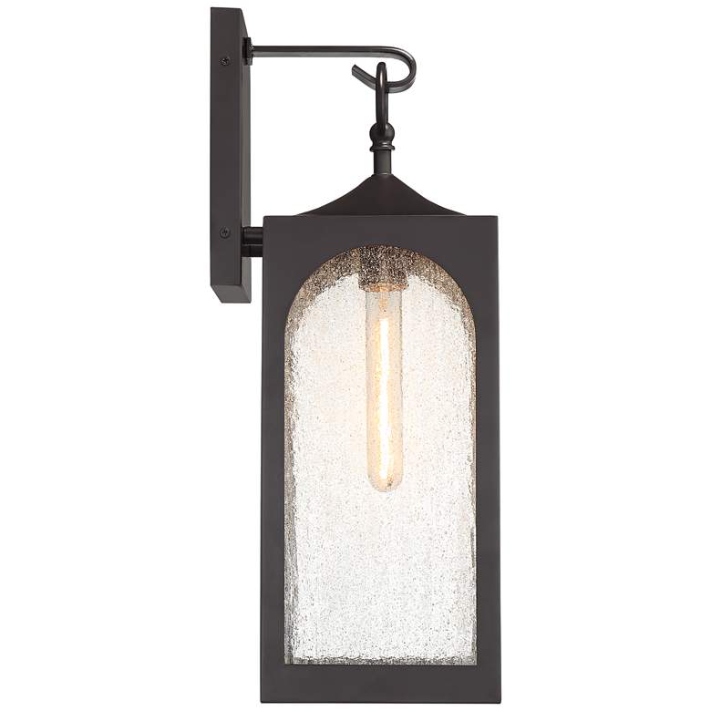 Image 7 Possini Euro Tyne 20 1/2 inch High Bronze Lantern Outdoor Wall Light more views