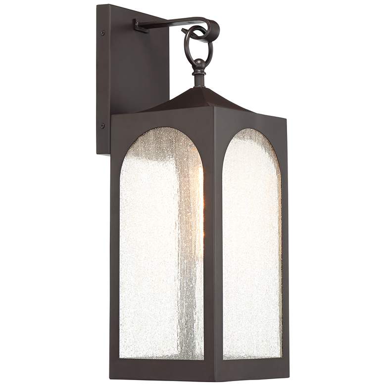 Image 5 Possini Euro Tyne 20 1/2" High Bronze Lantern Wall Sconce more views
