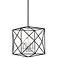 Possini Euro Upton 16 1/2" Wide 4-Light Black Pendant Light