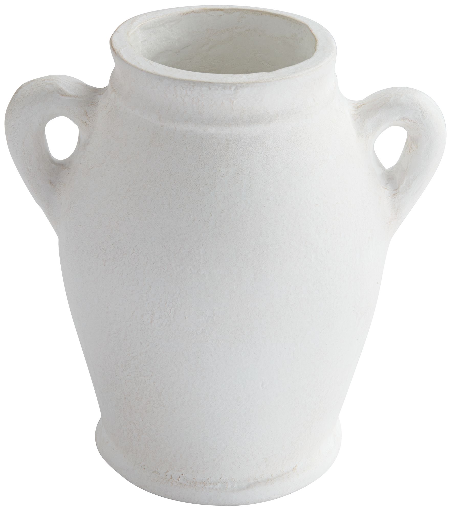 Image 4 Possini Euro Urna 11" High White Papier-Mache Decorative Vase more views