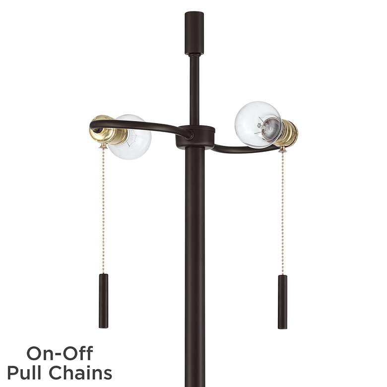 Image 5 Possini Euro Valet 66 1/2" Bronze Tray Table USB Floor Lamp more views