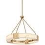 2_Possini Euro Vana 28 1/2"W Gold and Faux Alabaster LED Ring Chandelier