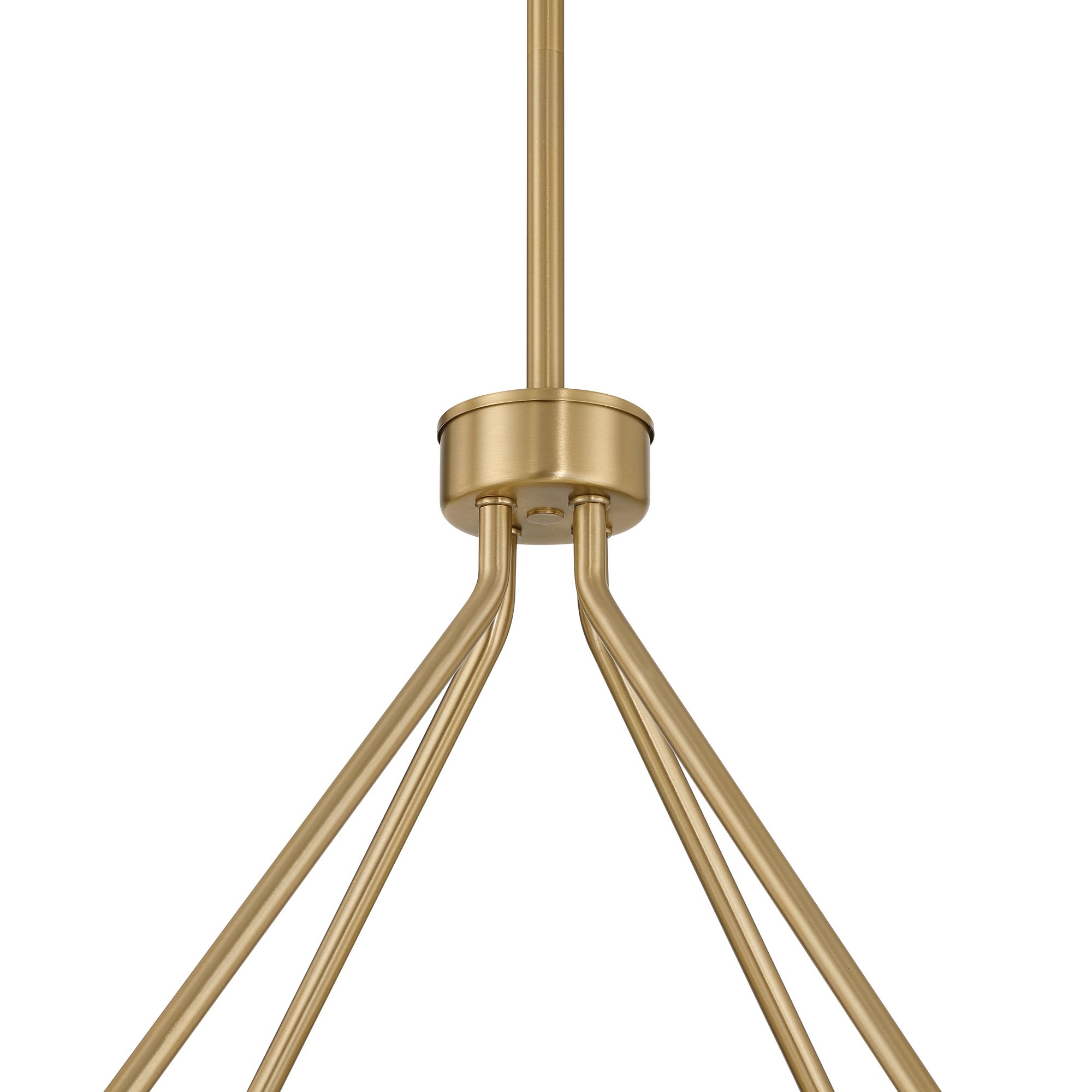 Image 6 Possini Euro Vana 28 1/2"W Gold and Faux Alabaster LED Ring Chandelier more views