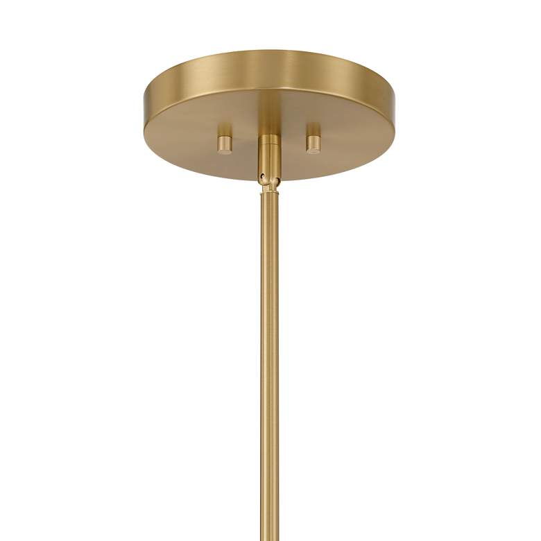 Image 7 Possini Euro Vana 28 1/2"W Gold and Faux Alabaster LED Ring Chandelier more views