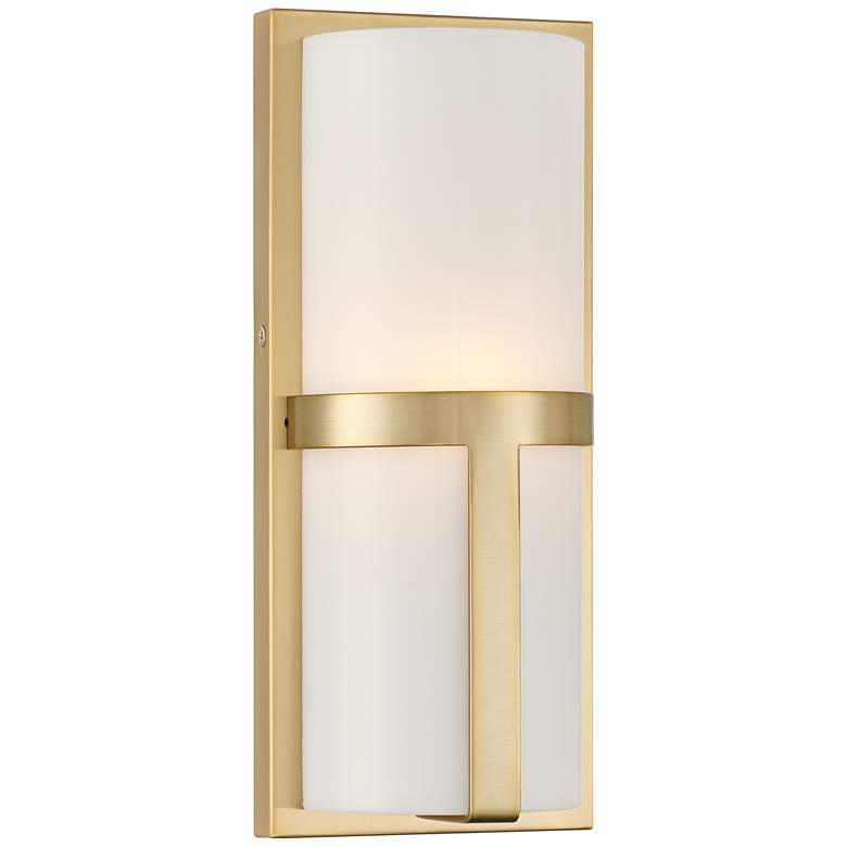 Image 4 Possini Euro Vanaheim 12" High Soft Gold Wall Sconce more views
